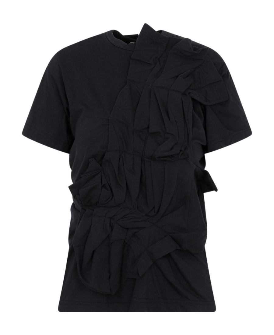 COMME DES GARÇONS RUCHED PANELLED T-SHIRT 