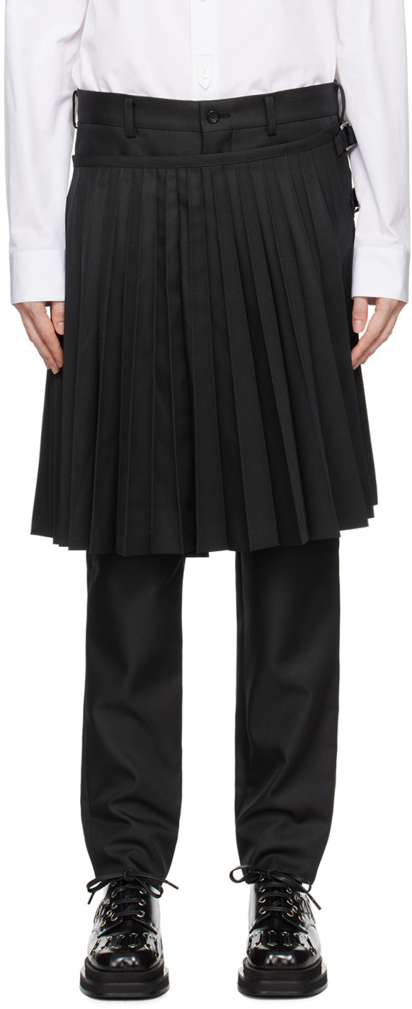 COMME DES GARÇONS LAYERED TROUSERS