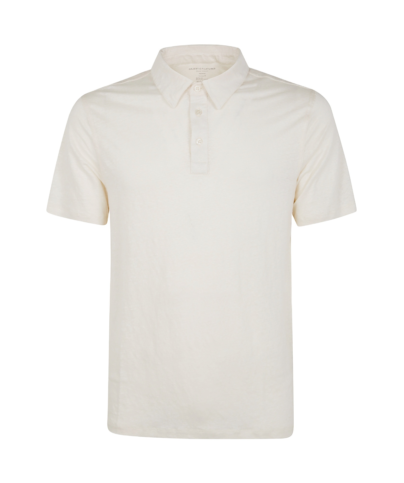Majestic Short Sleeves Polo Shirt In White