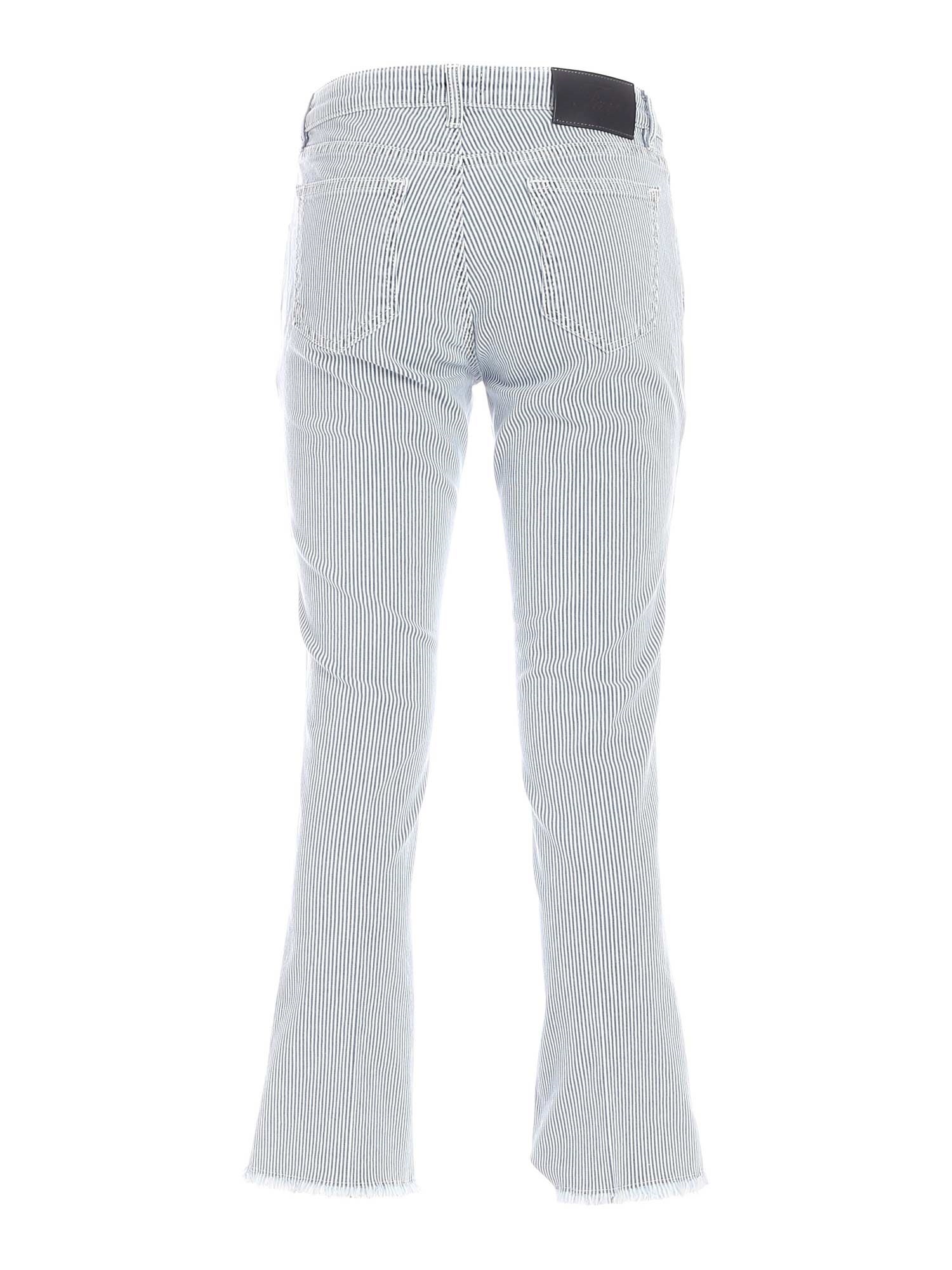 Fay Middle Waist Miniature Jeans In White