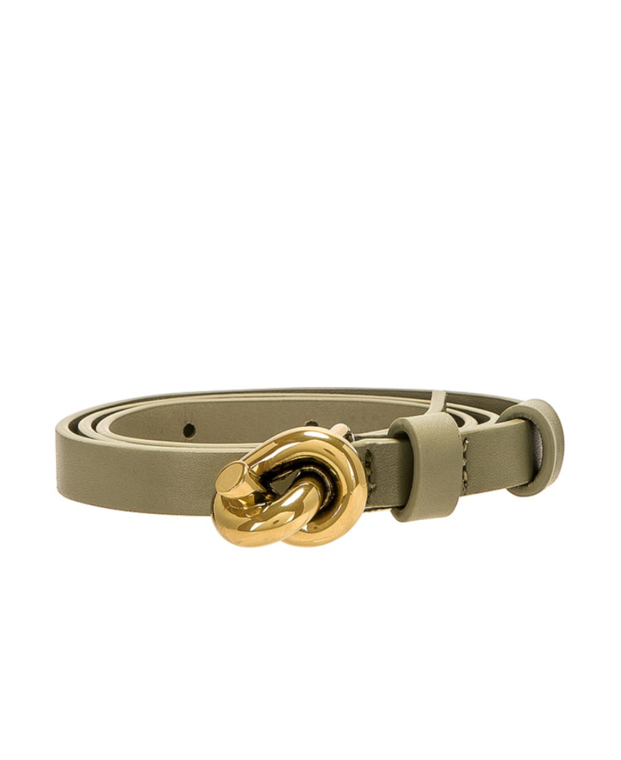Bottega Veneta Knot Belt In Green