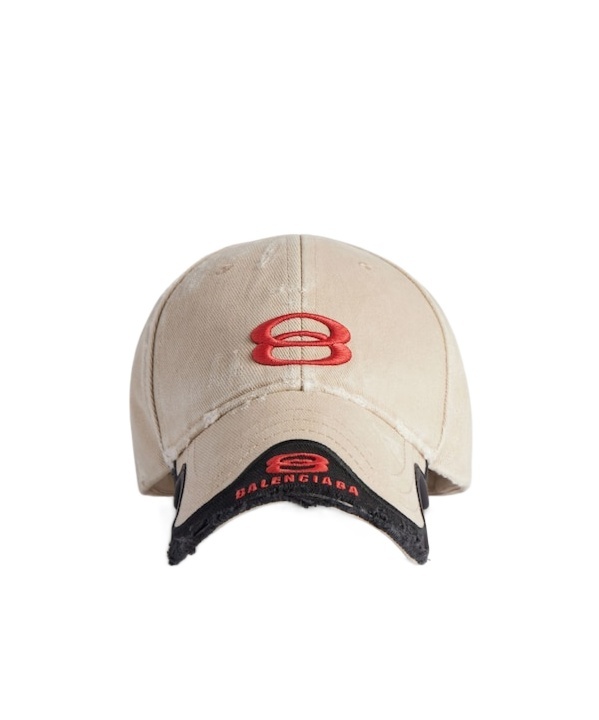 Balenciaga Beige Under Armour Edition Double Unity Cap In Neutral