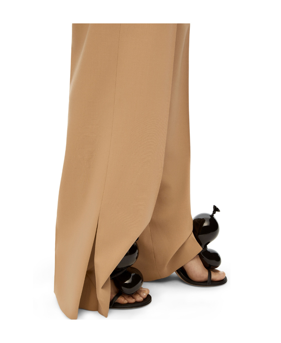 Loewe Slit Casual Pants In Nude