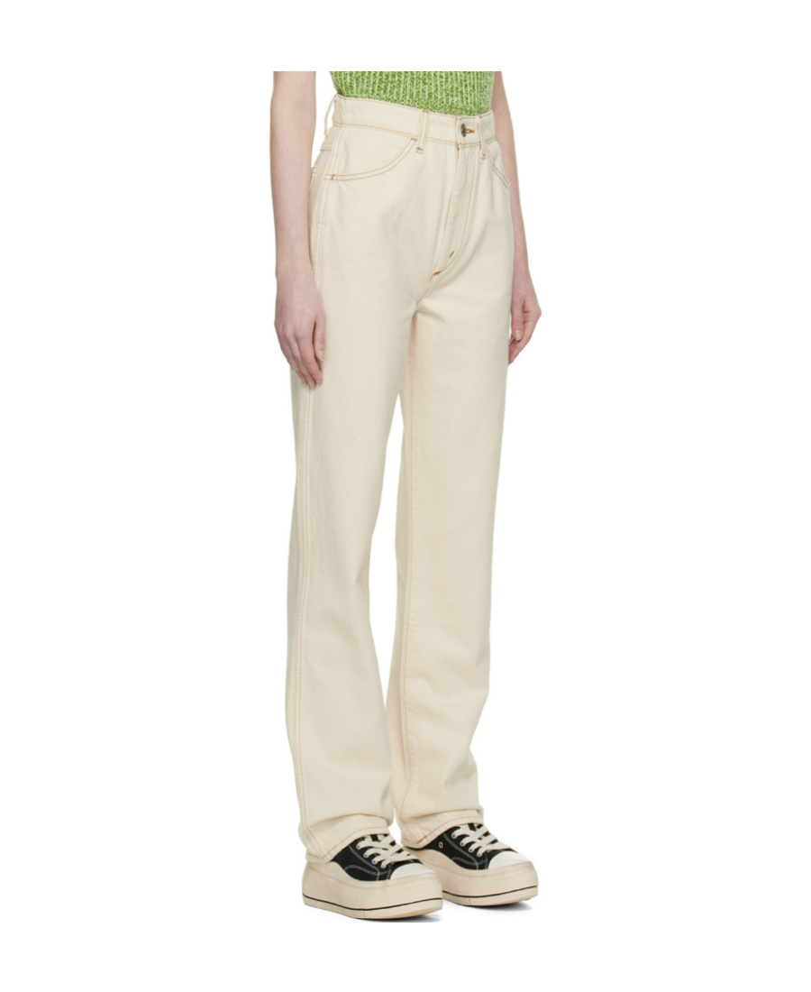 Re/done 70s Cigarette Jeans In Nude