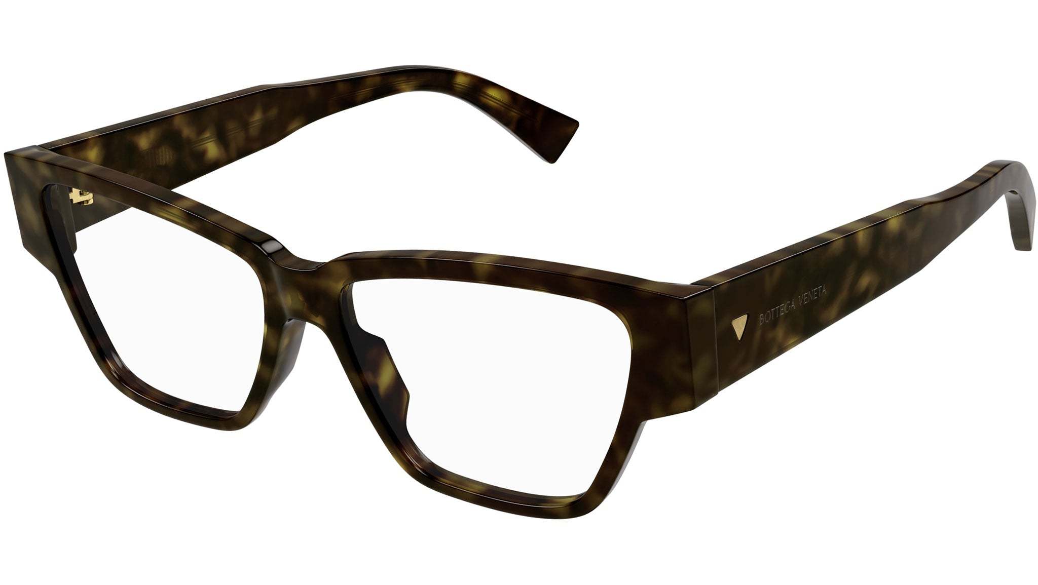 Bottega Veneta Geometric Frame Flat Mirror In Black