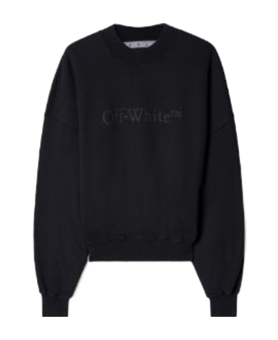 Off-white Off White Men Black Cotton Sweatshirt In Black