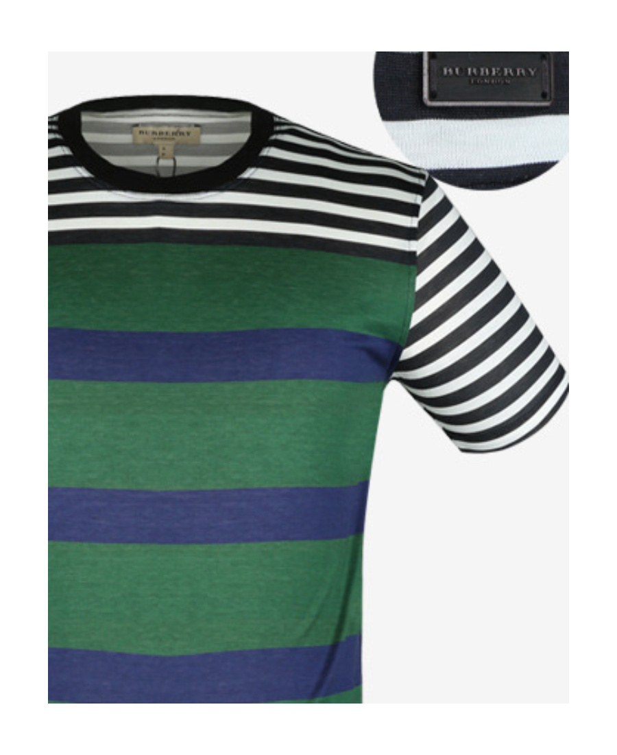 Burberry Printed T-shirt In Green