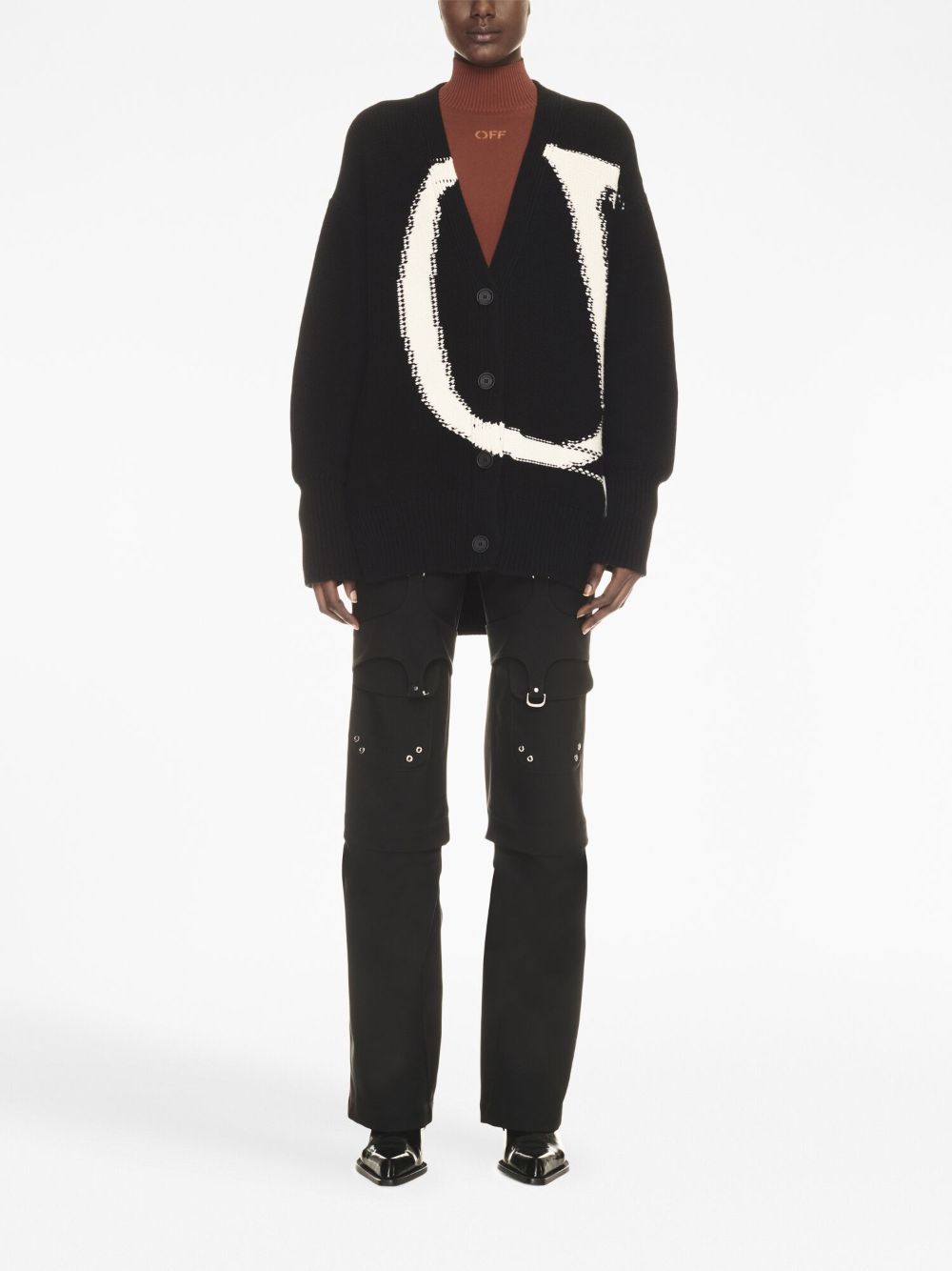 Off-white Sweaters In Black