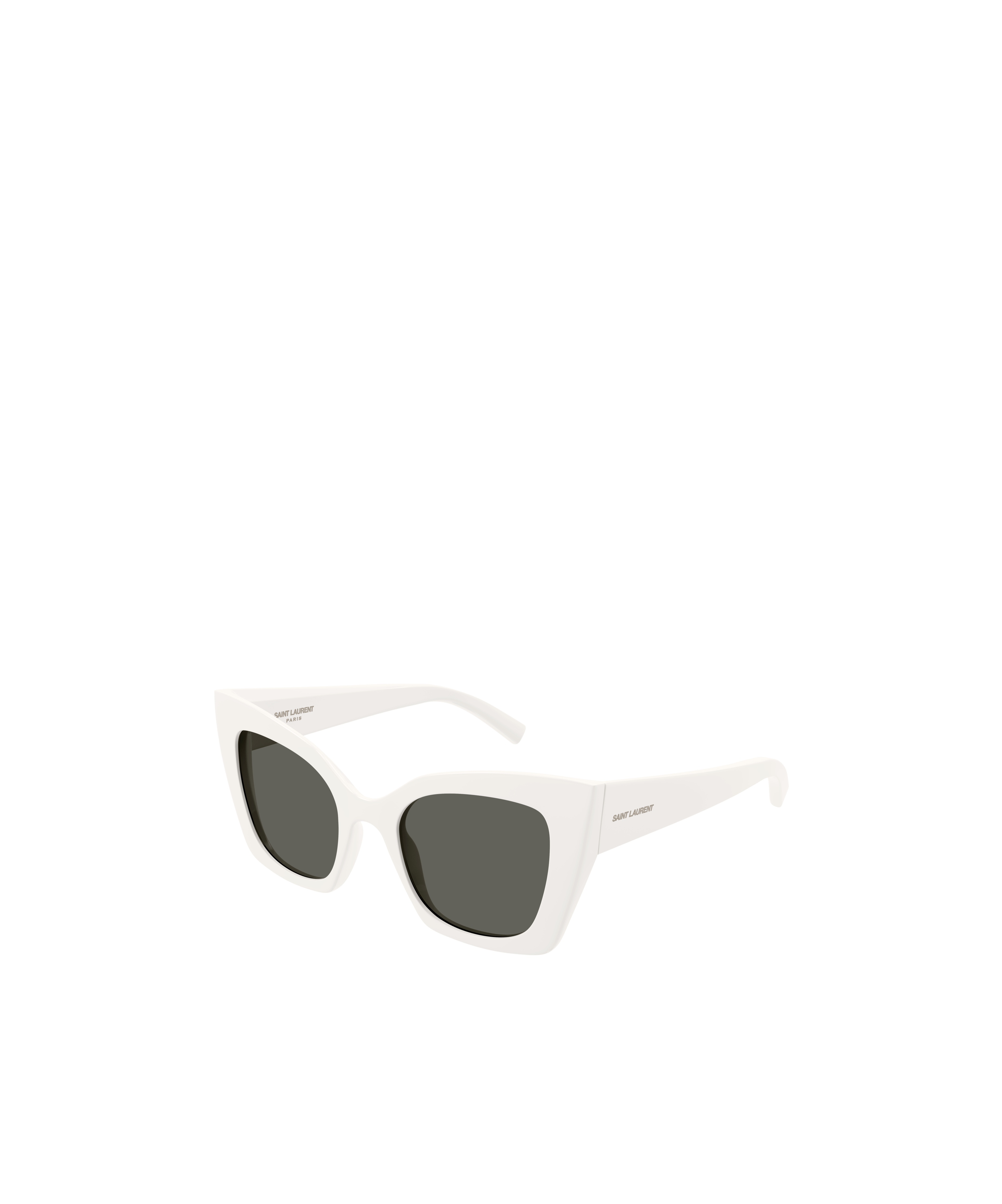 Saint Laurent 552 Cat-eye Sunglasses In White