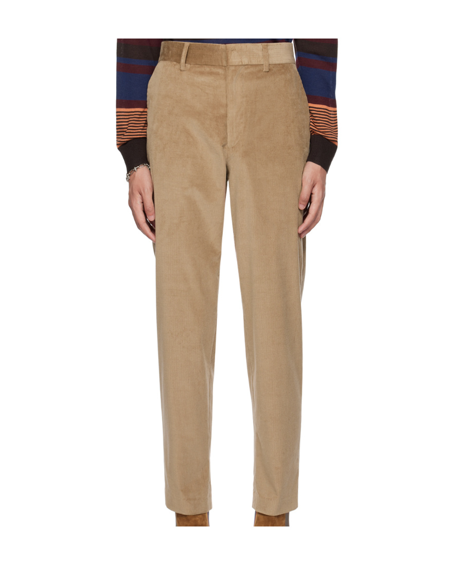 Paul Smith Gray Four-pocket Trousers In Nude