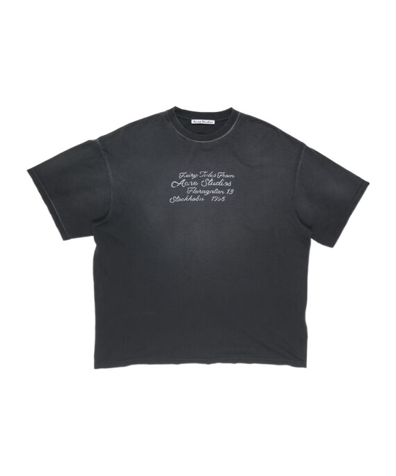 Acne Studios Short Sleeve T-shirtt In Black