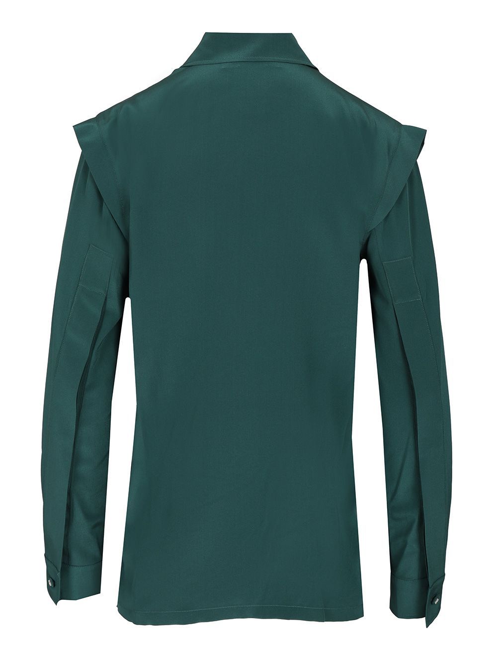 Max Mara Long Sleeve Shirt In Green