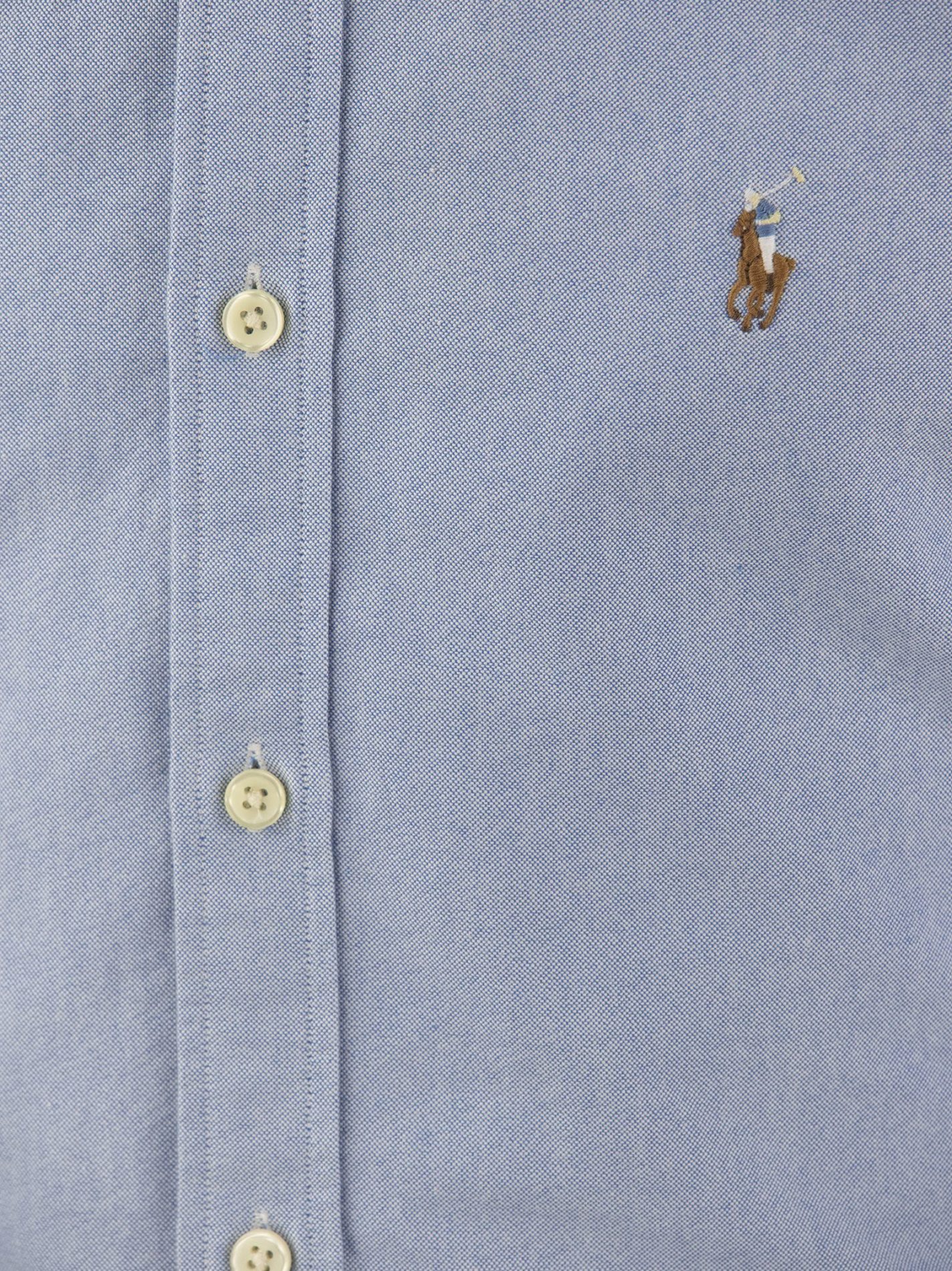 Shop Polo Ralph Lauren Lapel Shirt In Blue