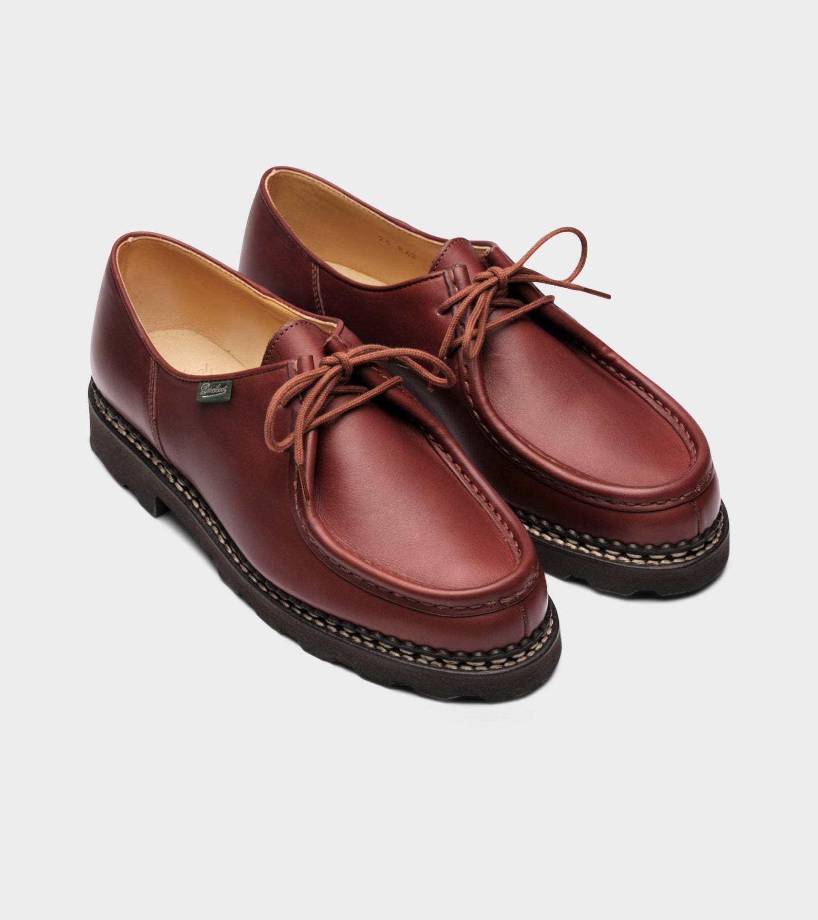 Paraboot Stringata Michael Marron Lis Ecorce In Brown