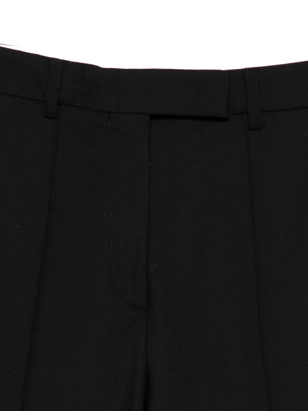 Semicouture Tailored Black Trousers With Flared Leg In Black