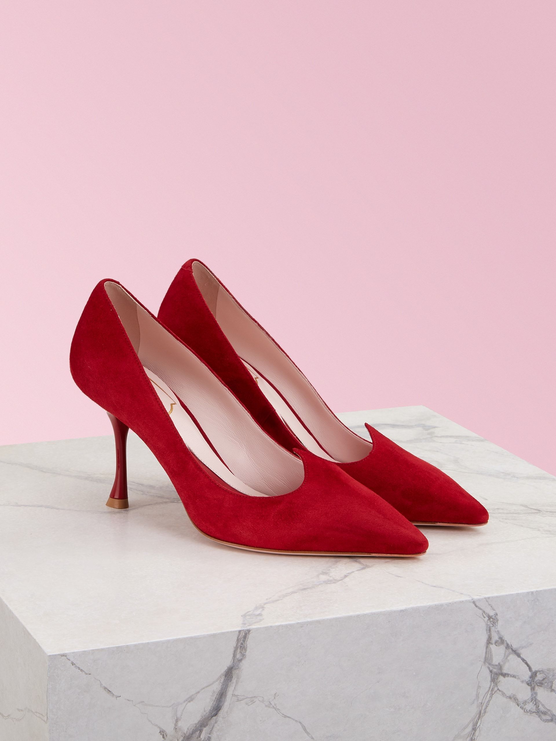 Roger Vivier Woman Pumps Red Size 8 Textile Fibers In Red