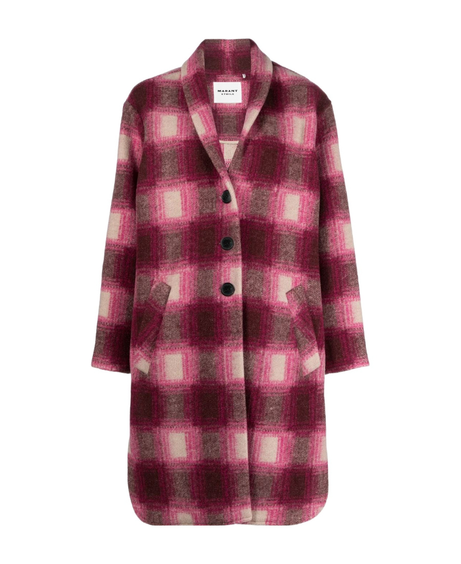 Isabel Marant Étoile Gabriel Single-breasted Coat In Red