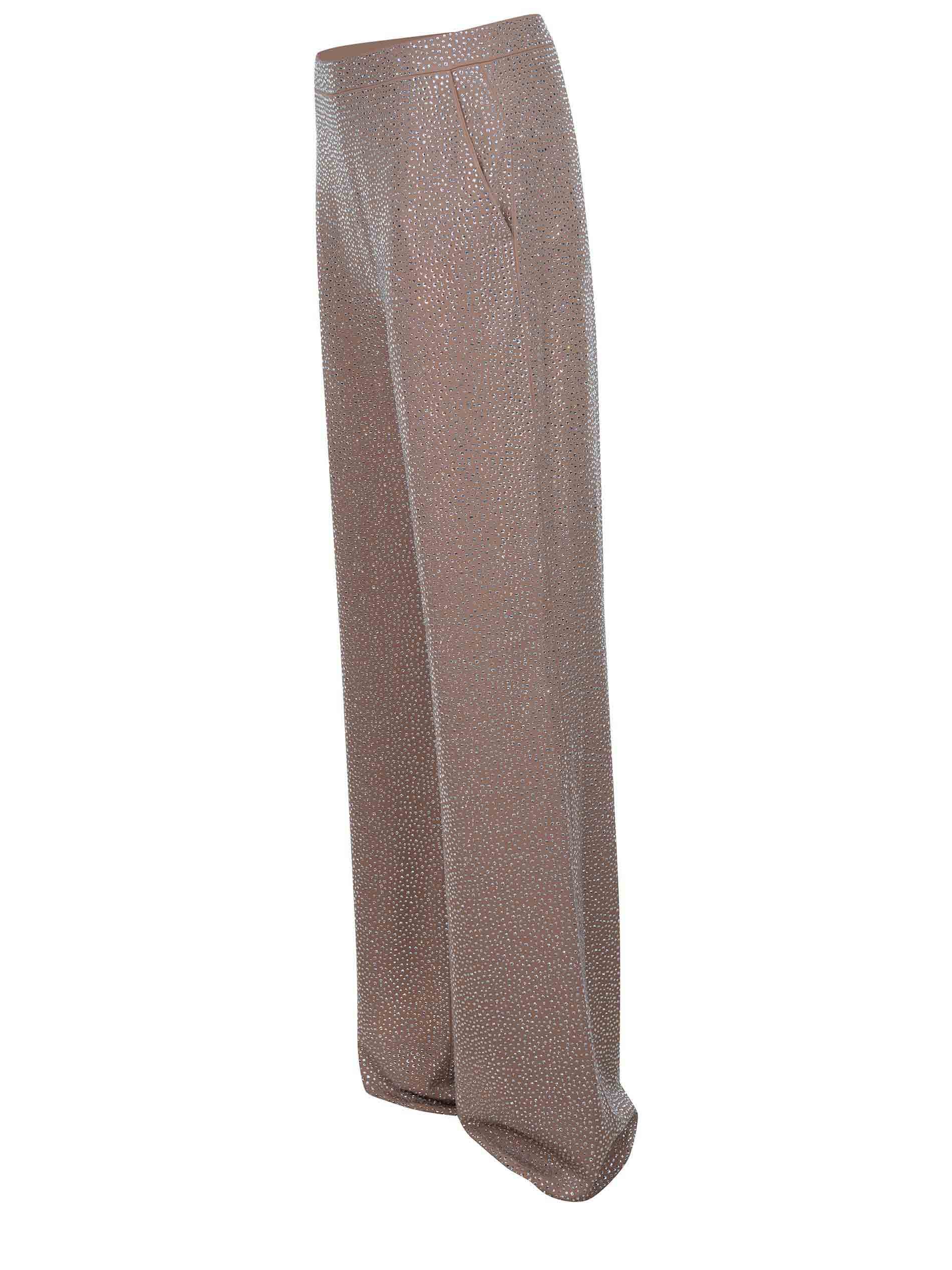 Giuseppe Di Morabito Rhinestone Casual Pants In Brown