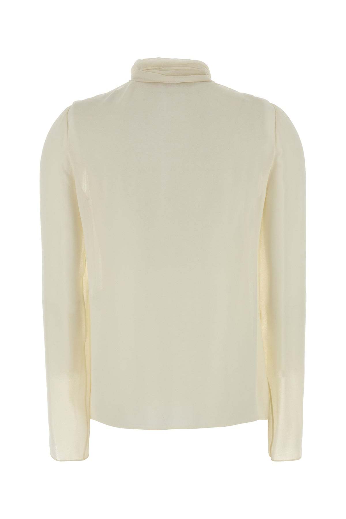 Alaïa Alaia Ivory Georgette Blouse In White