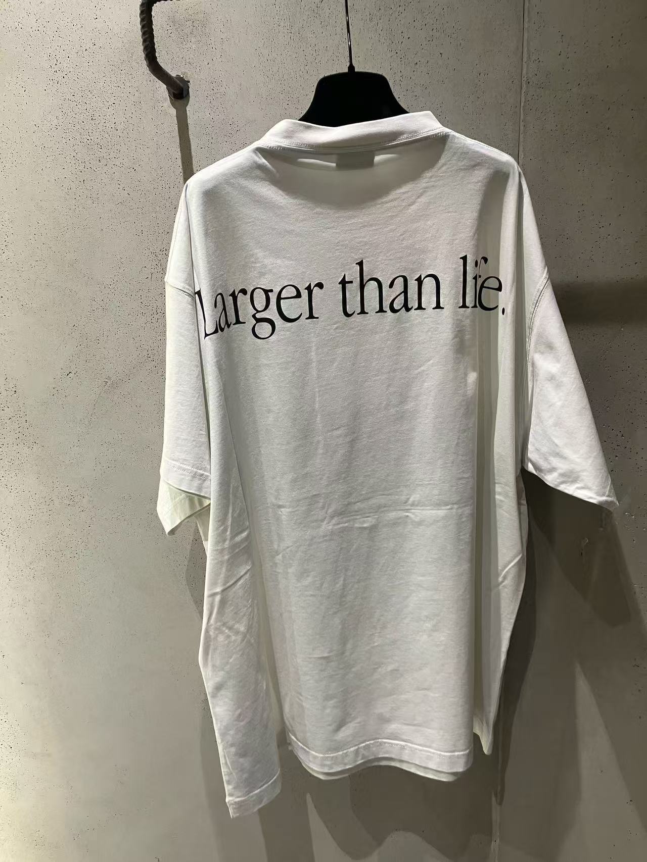 Balenciaga Oversized Graphic Print T-shirt In Gray