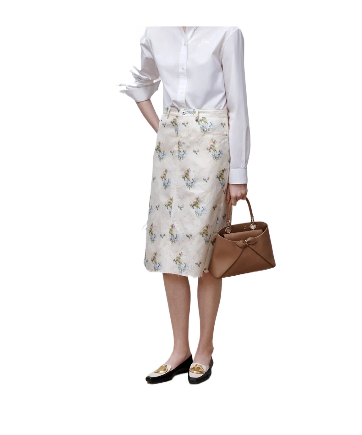 Dior Pencil Skirt In White