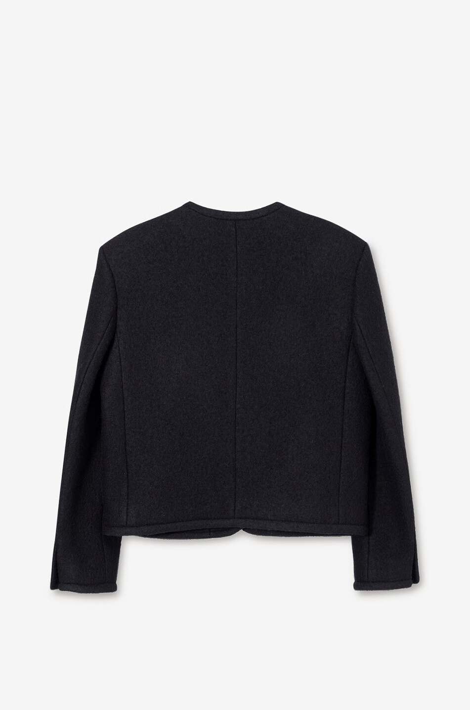 Dunst Tailored Tweed Jacket In Black