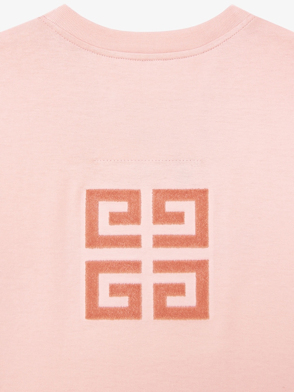 Givenchy Flocked-logo T-shirt In Pink