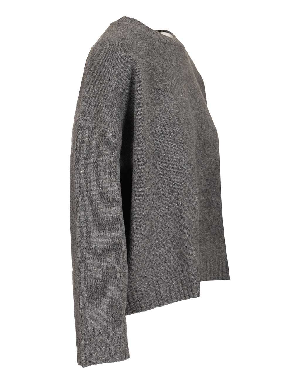 Weekend Max Mara Sibari Crewneck Jumper In Gray