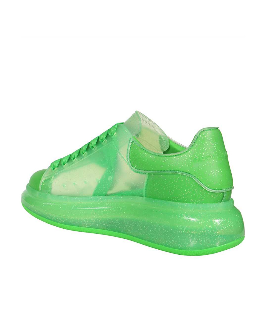 Alexander Mcqueen Woman Sneakers Green Size 10 Thermoplastic Polyurethane In Green