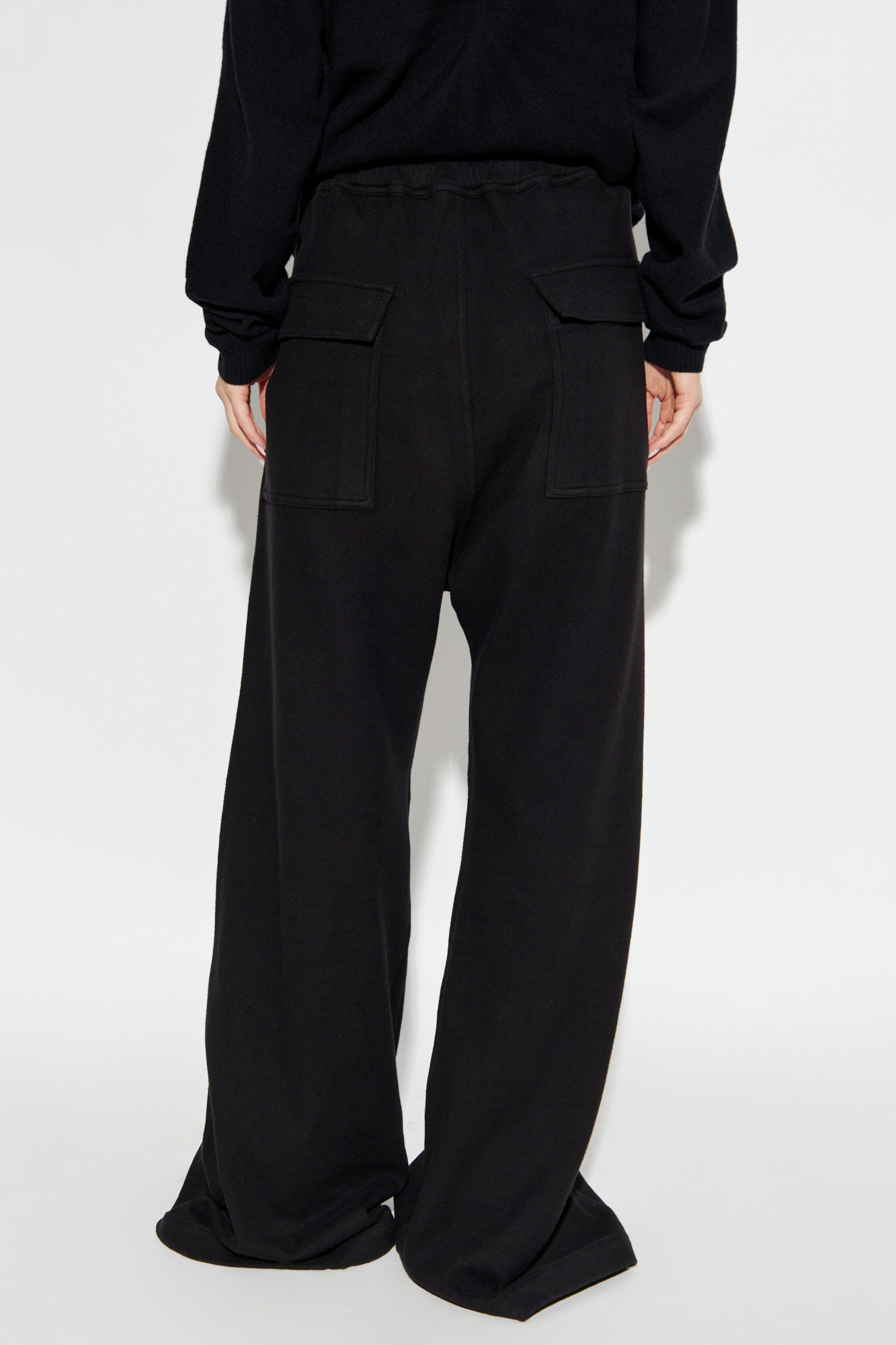 Moncler X Rick Owens Casual Pants In Black