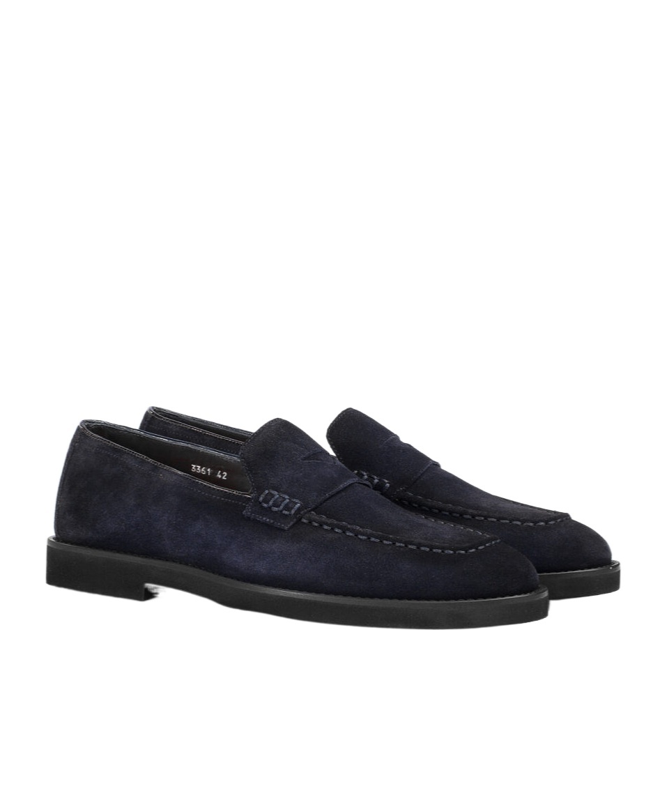 Doucal's Penny Slip-on Loafers In Black