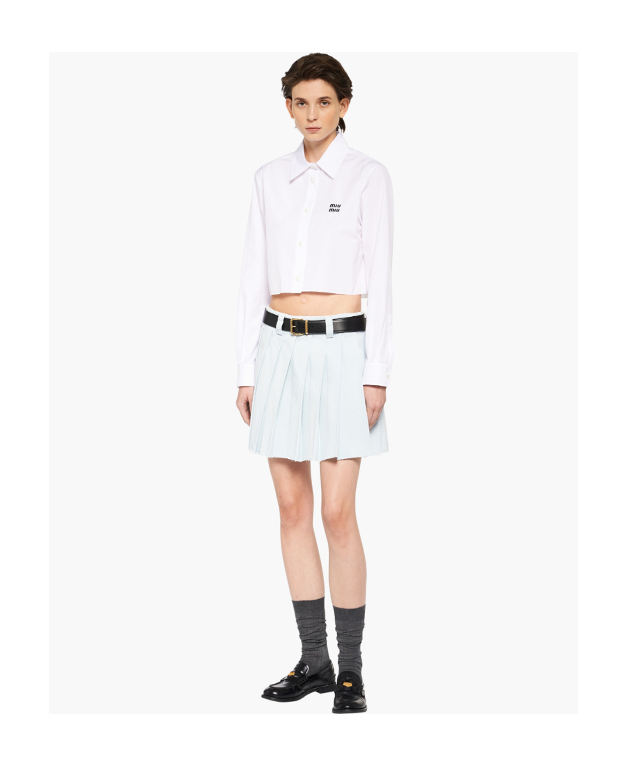 Miu Miu Denim Miniskirt