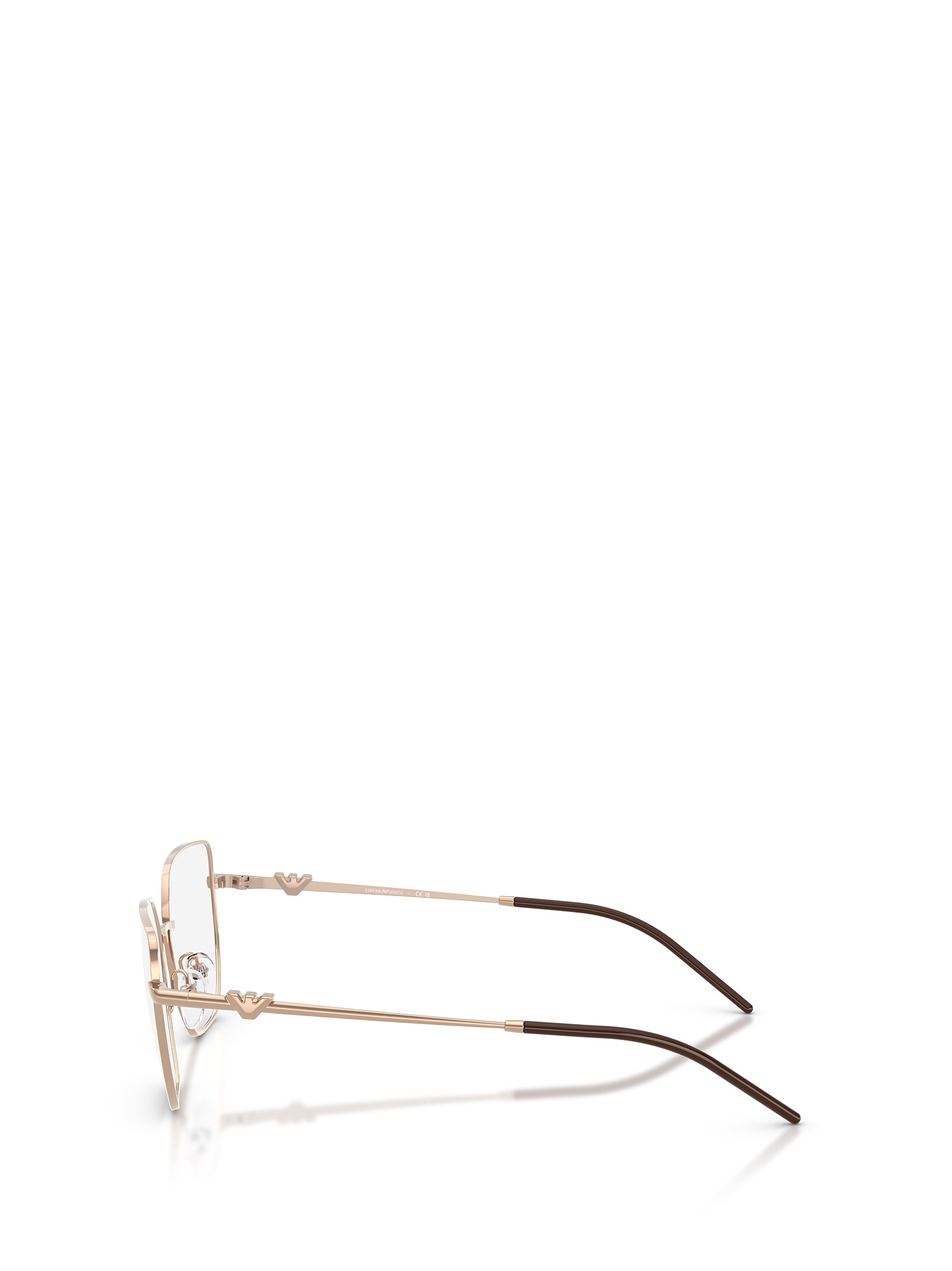 Emporio Armani Full Frame Plain Mirror In Gold
