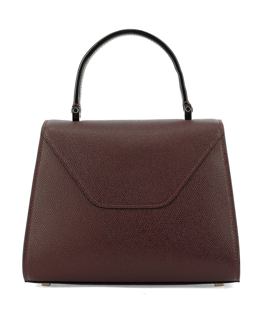 Valextra Iside Mini Tote Bag In Burgundy