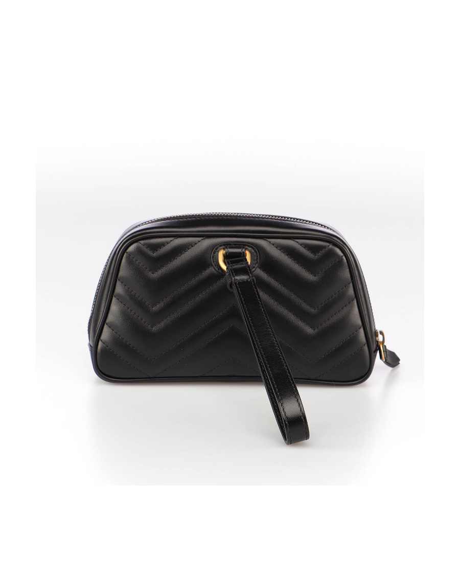 Gucci Gg Marmont Clutch Bag In Black