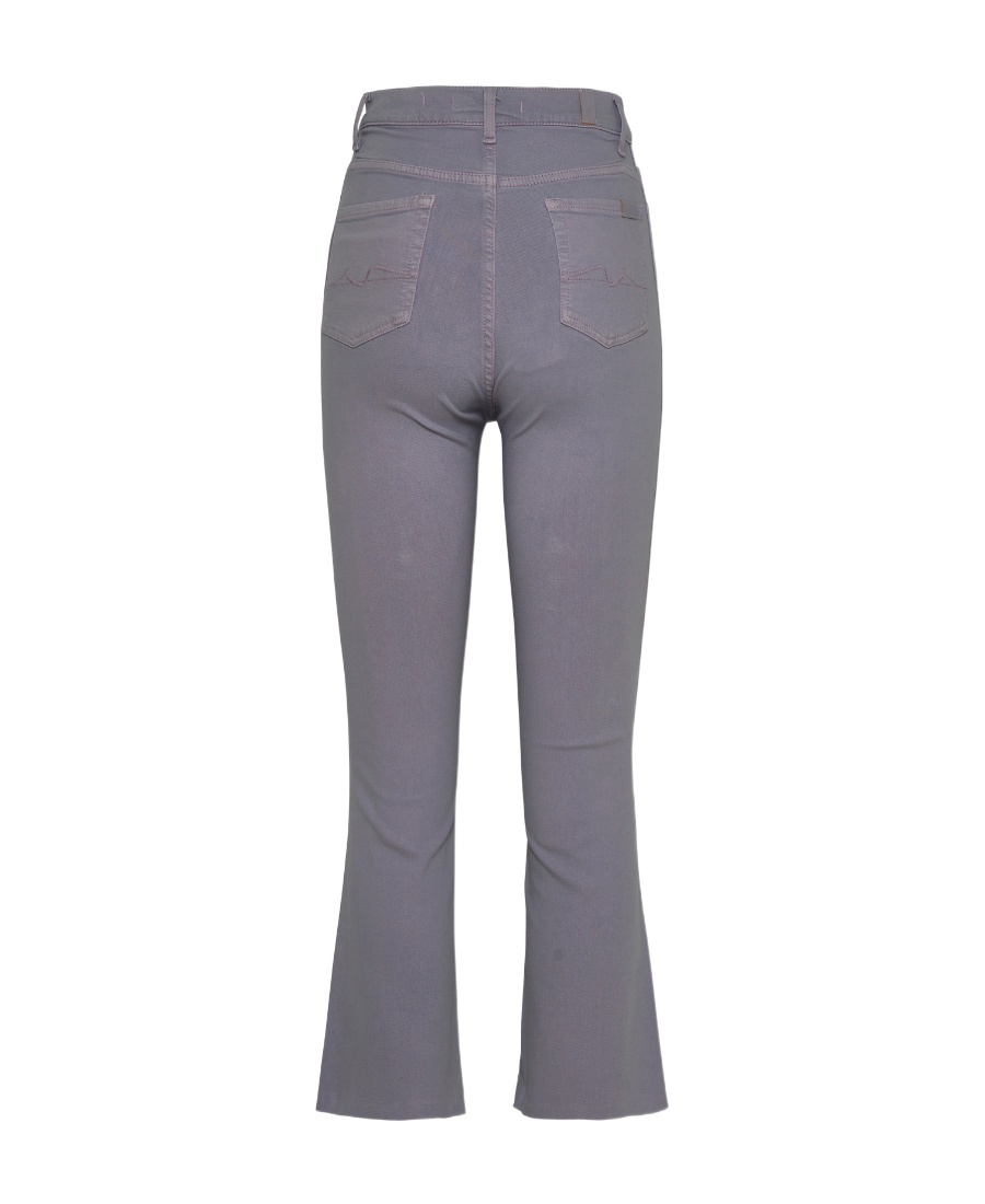 7 For All Mankind Belt Ring Jeans In Gray
