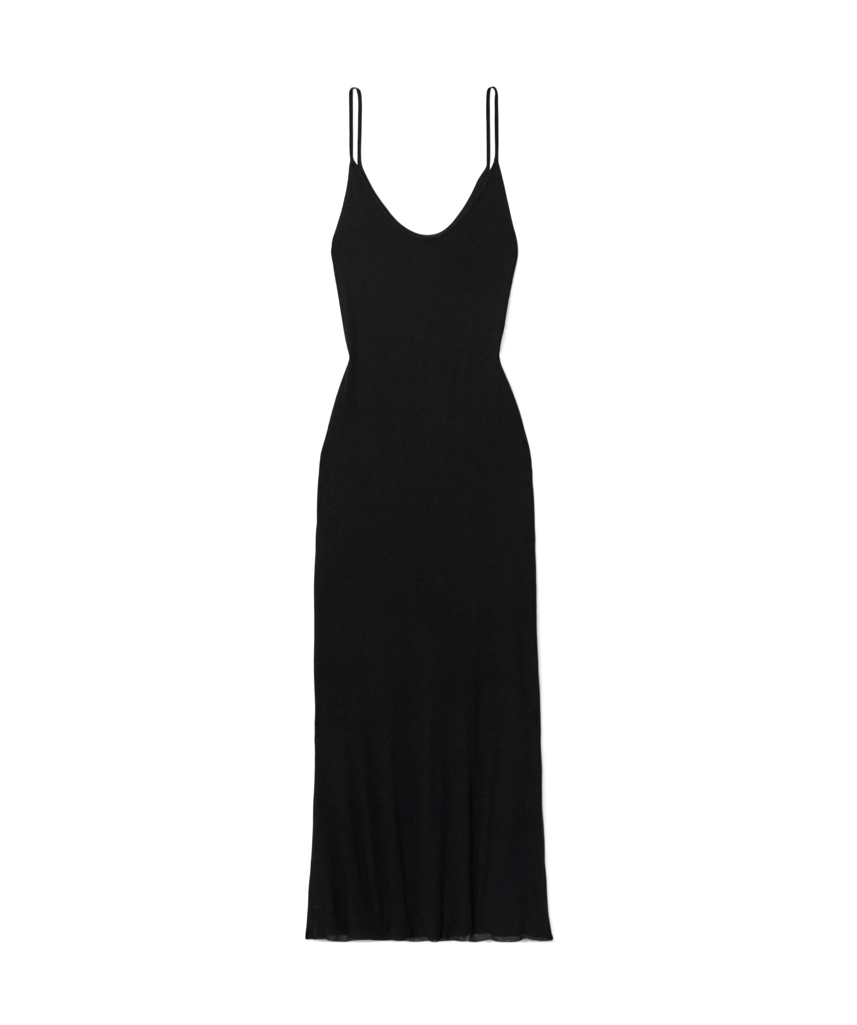 Khaite Round-neck Jersey Dress In Black