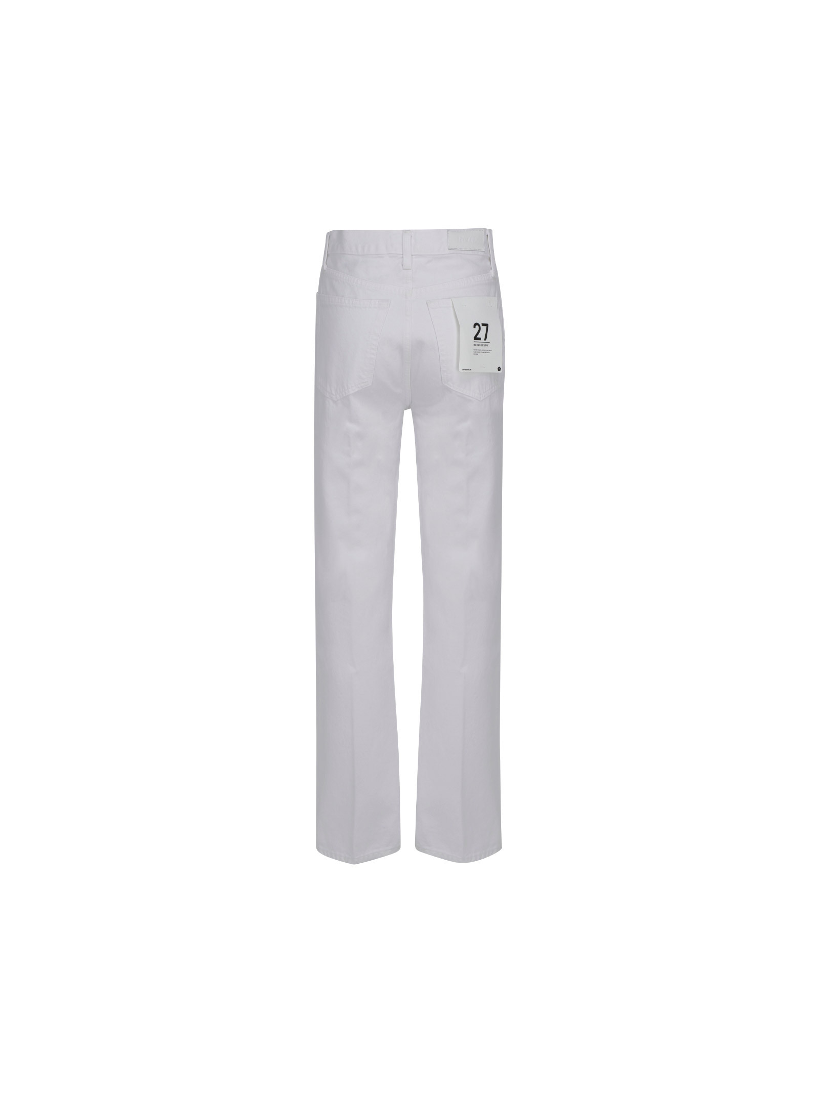 Re/done 90s High Rise Loose Jeans In White