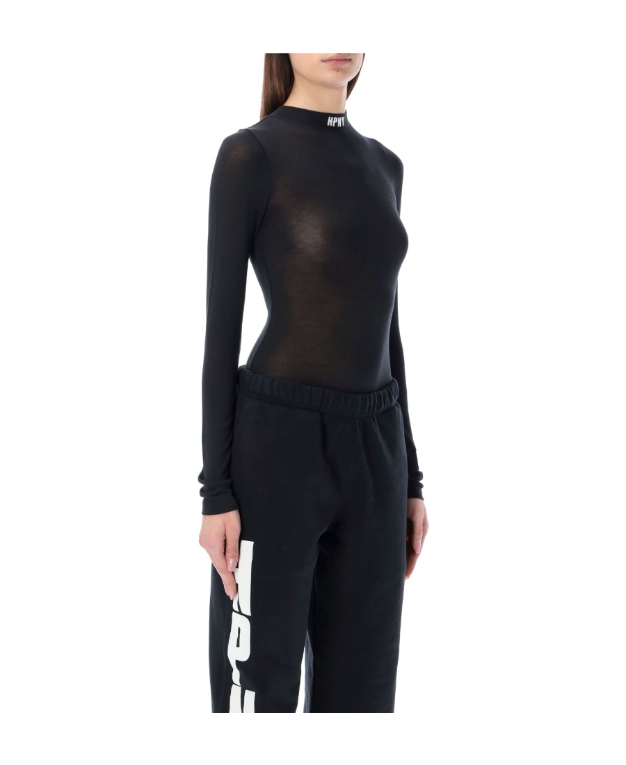 Heron Preston Logo-print Bodysuit In Black