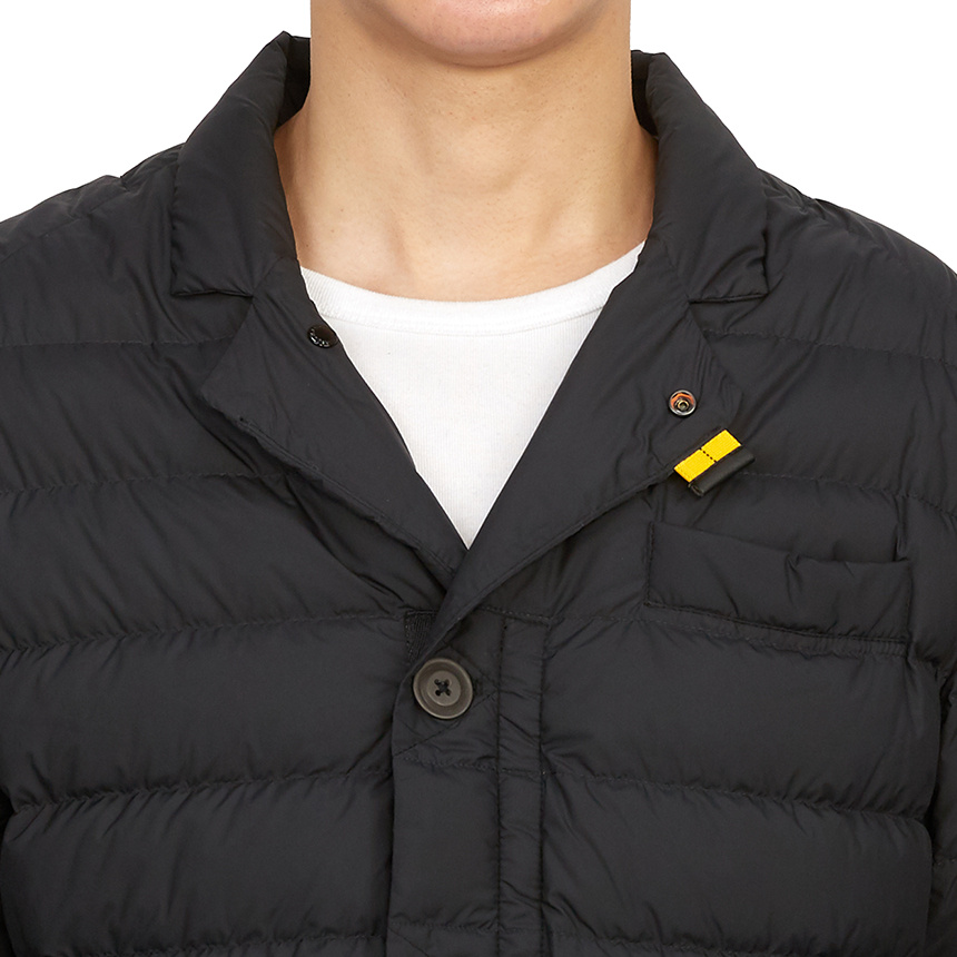 Parajumpers High-collar Long-sleeved Down Jacket In Black