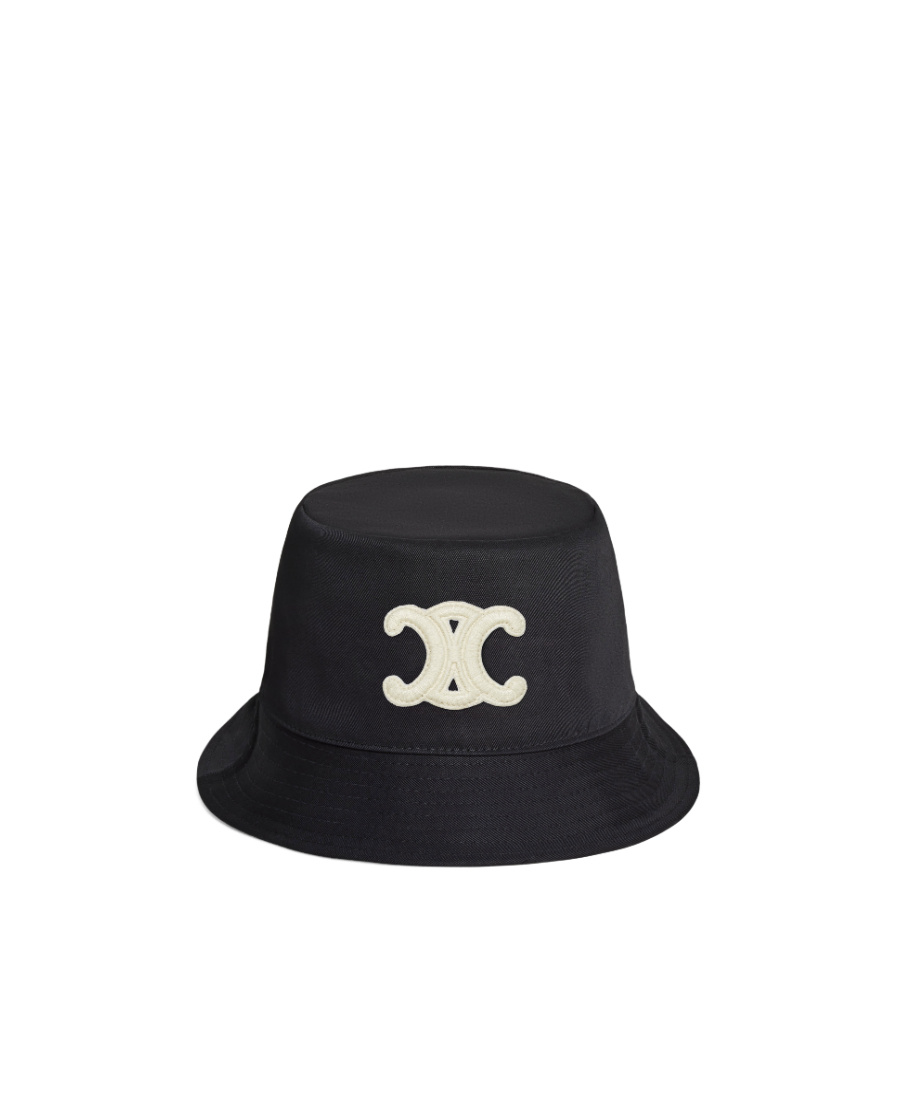 Celine Triomphe Bob Hat In Black