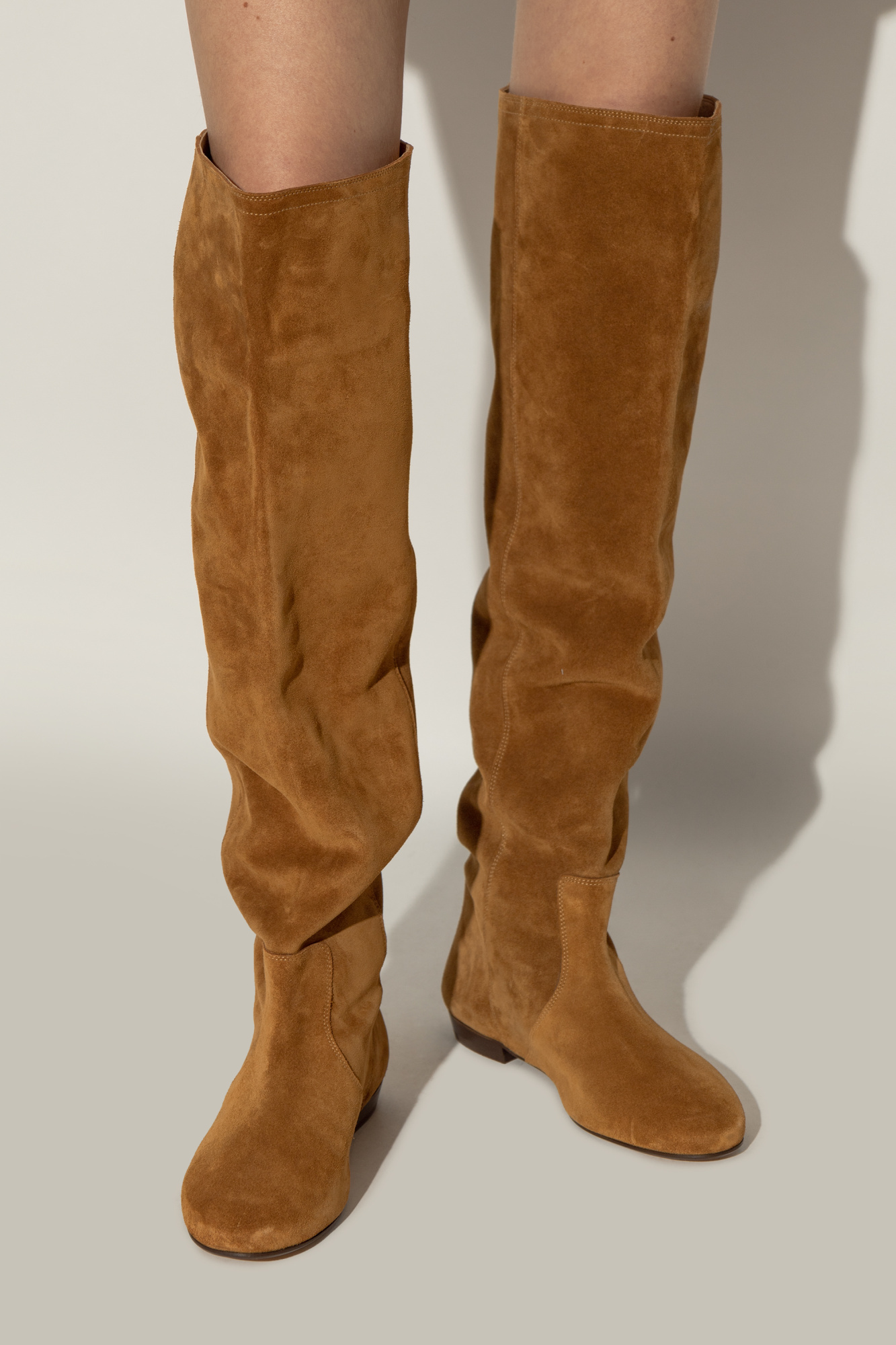 Isabel Marant Round-head Boots In Brown