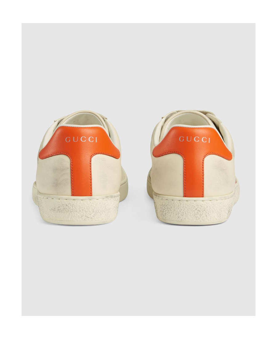 Shop Gucci X Disney Mickey Mouse Ace Low-top Sneakers In Nude