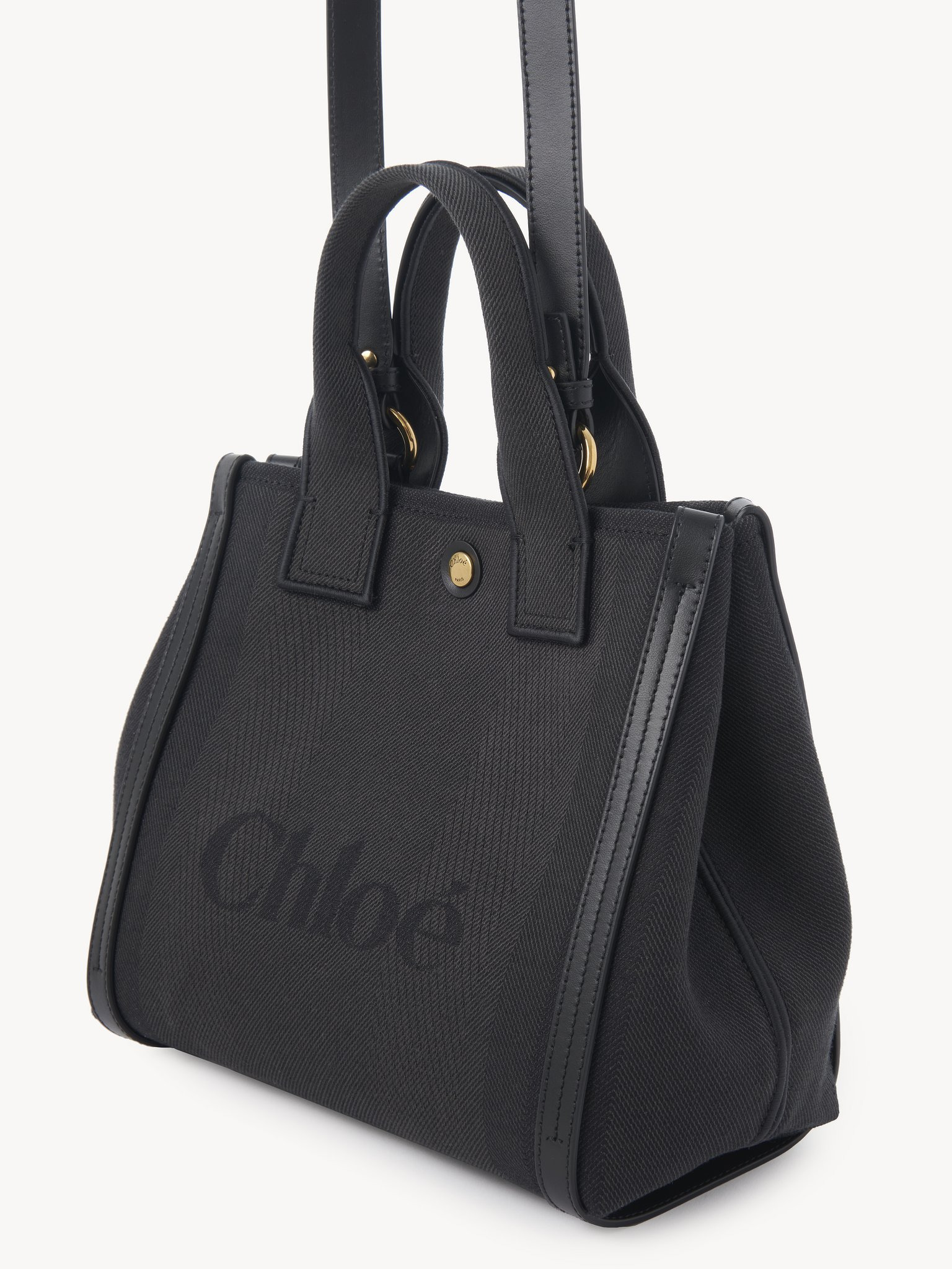 Chloé Chloe Carry Small Tote In Black