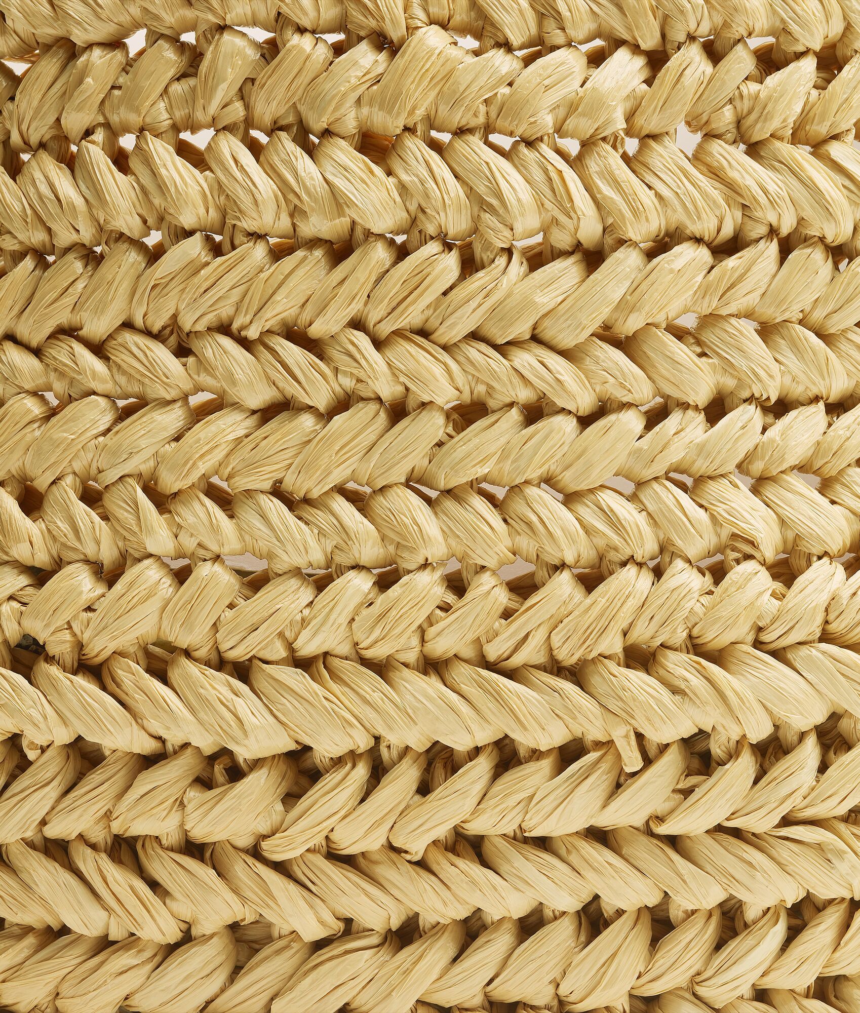 Bottega Veneta Arco Raffia Tote Bag In Neutral