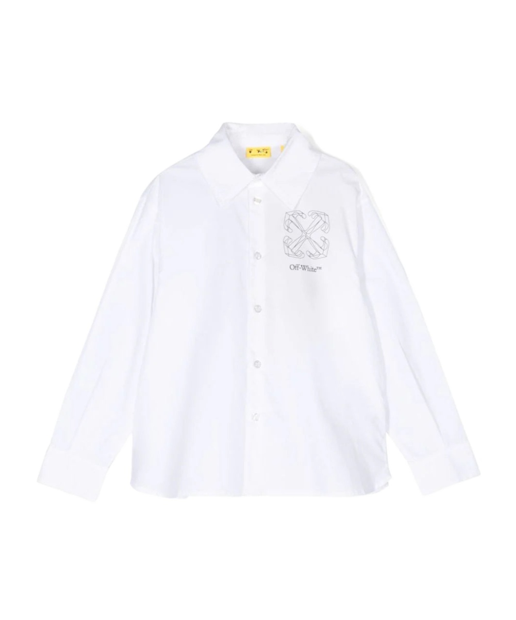 Off-white Long-sleeved Shirt In White