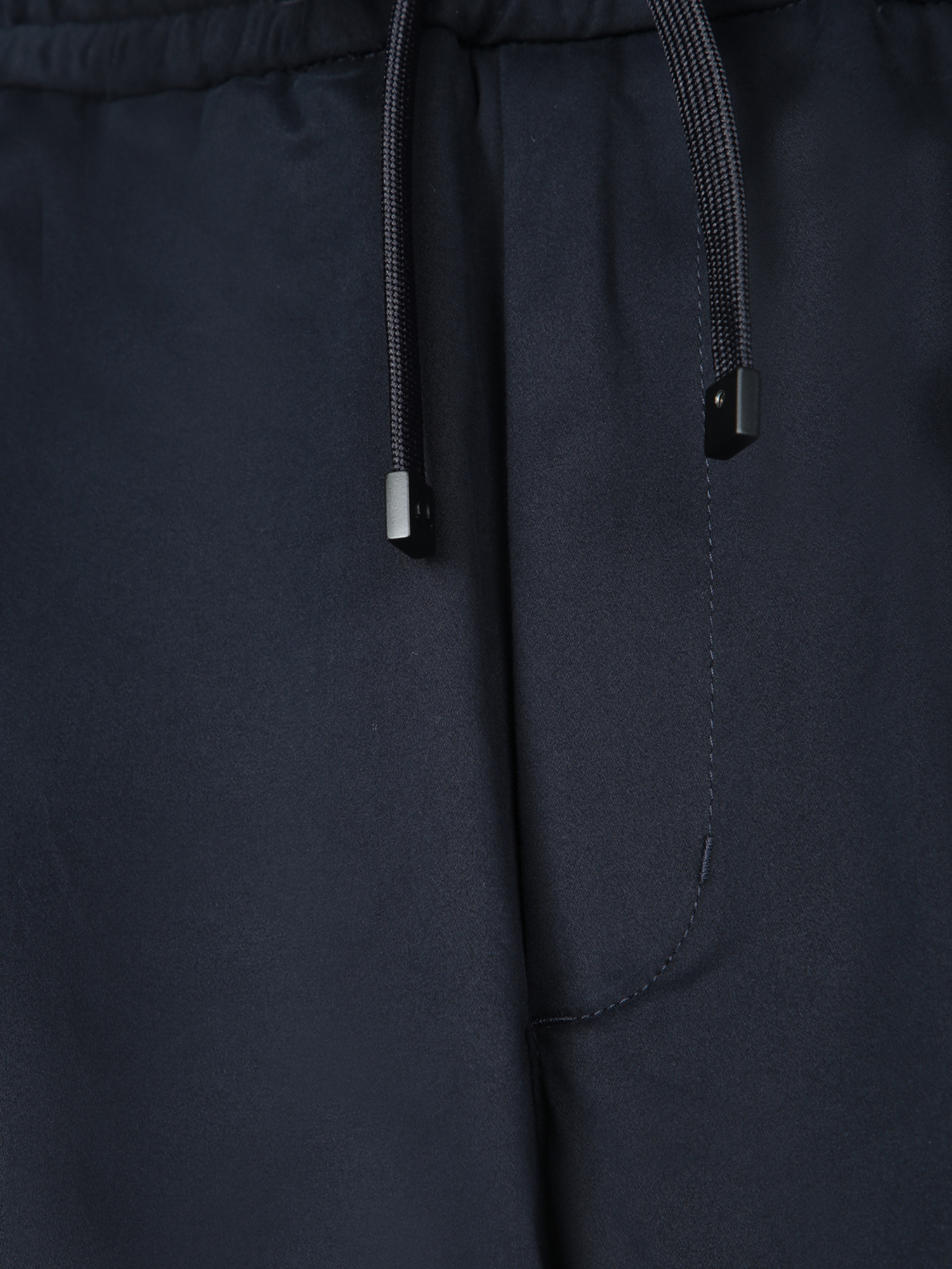 Shop Moncler Drawstring Track Pants In Blue
