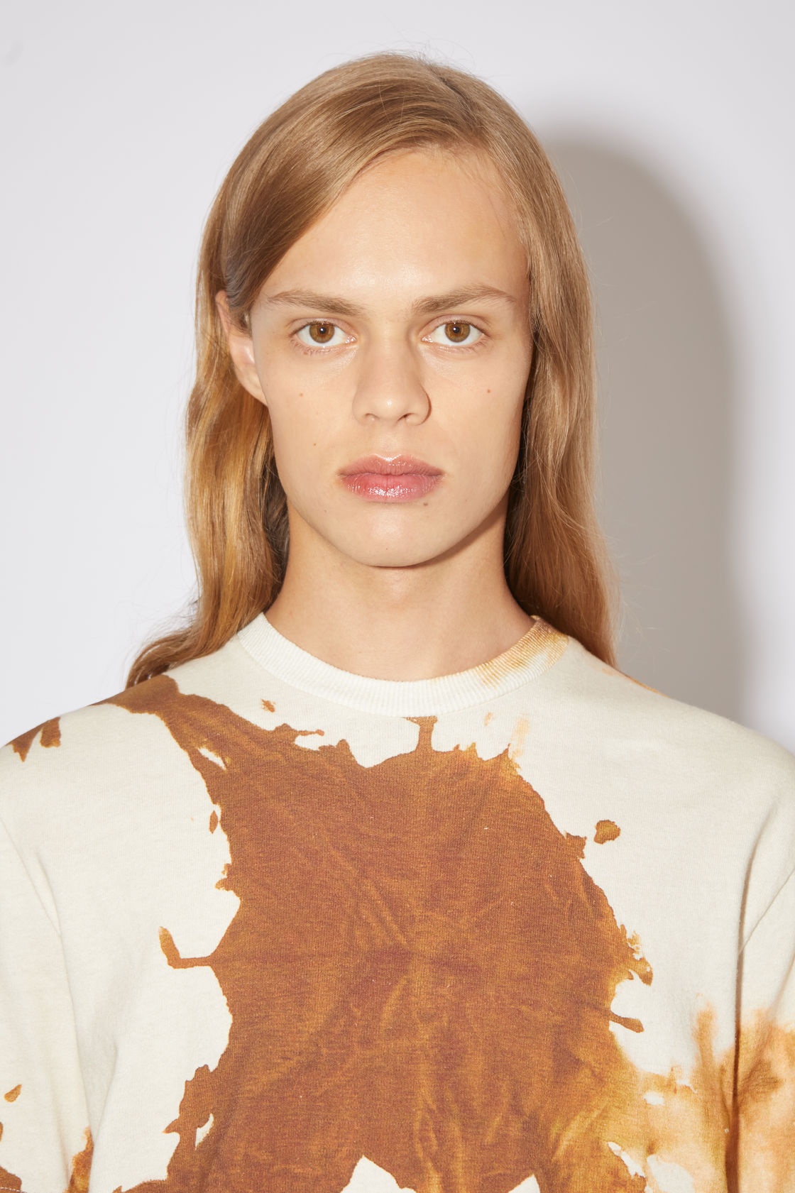 Acne Studios Round-necked T-shirt In White
