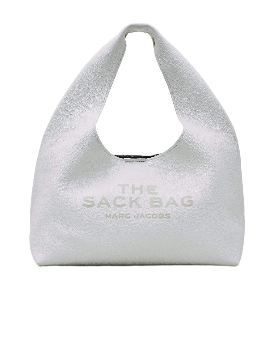 Marc Jacobs The Sack Leather Xl Shoulder Bag In White