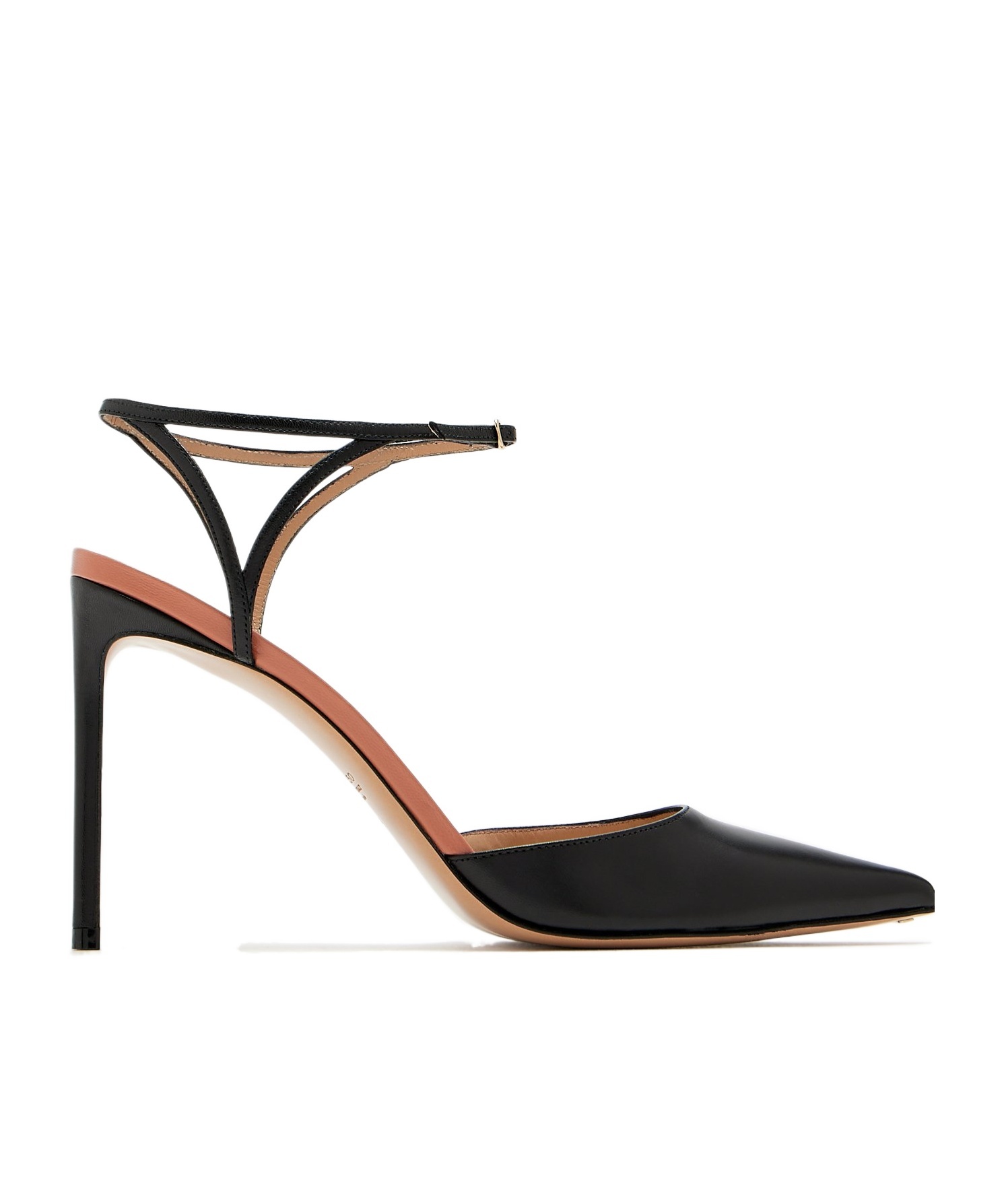 Francesco Russo Pointed High-heeled Sandals In Black
